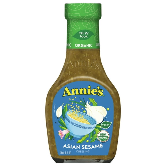 Annie's Homegrown Dressing Asian Sesame 8 oz (Pack of 6)