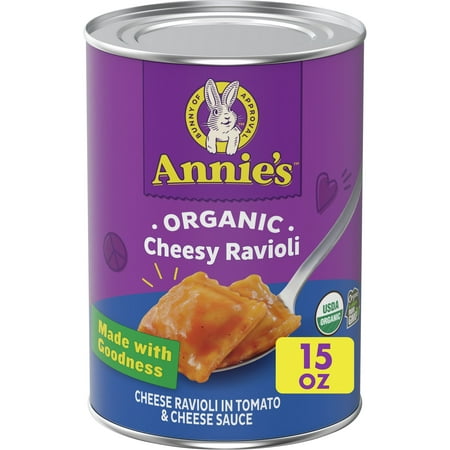 Annie's Homegrown Organic Cheesy Ravioli, 15 oz. Can