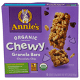 thumbnail image 1 of Annie's Homegrown Organic Chewy Chocolate Chip Granola Bars, 6 Pack, 1 of 2