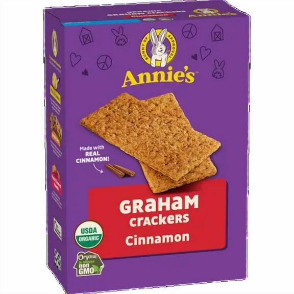 Annie's Homegrown Organic Cinnamon Graham Crackers 14.4 oz