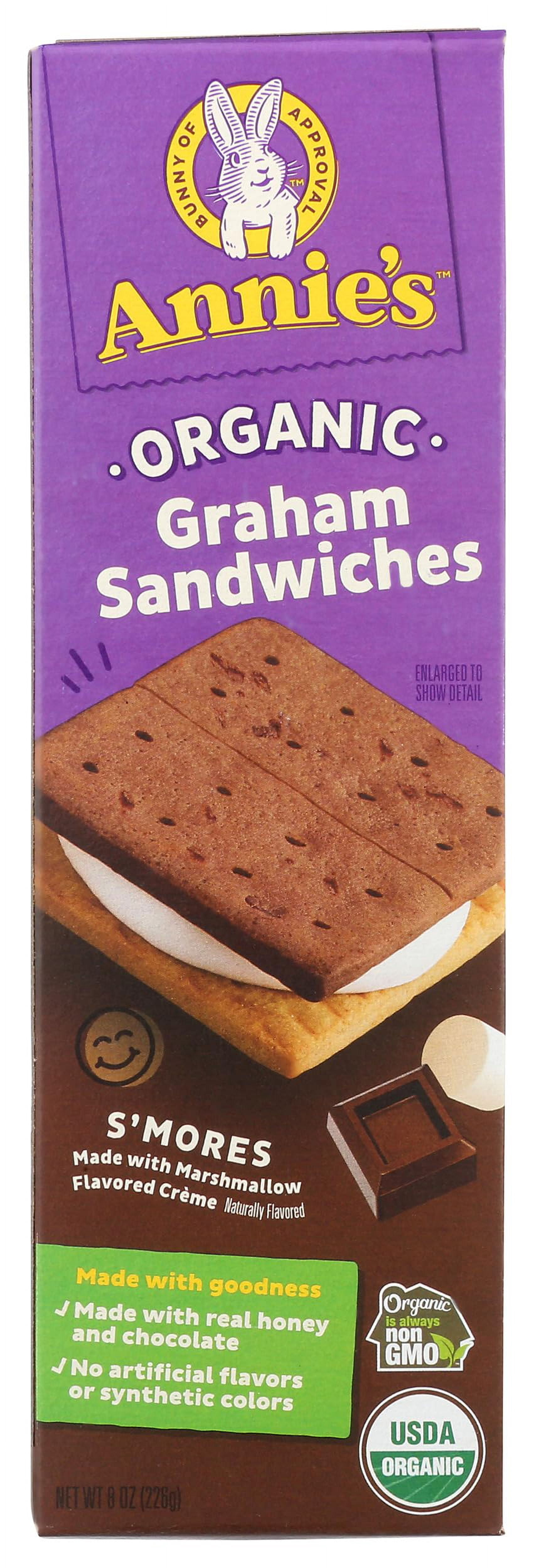 Annie's Homegrown Organic S'mores Graham Sandwiches, 8 OZ YUN12 YUN12