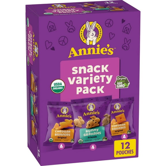 Annie's Homegrown Variety Snack Pack - 12 Count