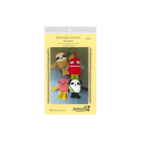 Annie's Keepsakes Baby Buddies Softies & Backpack Pattern