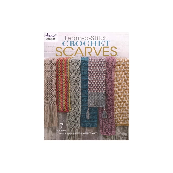Annie's Learn A Stitch Crochet Scarves Bk