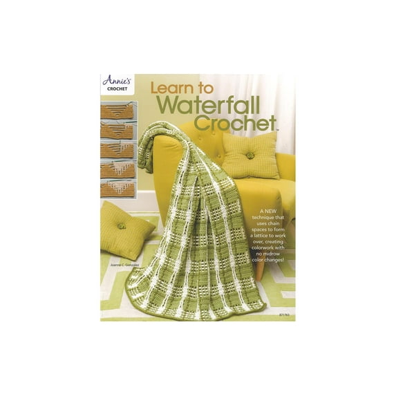 Annie's Learn To Waterfall Crochet Bk
