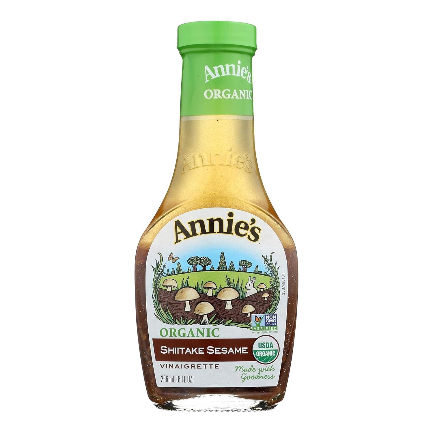 Annie's NonGMO Dressing Shiitake Sesame 8 fl oz Pack of 4