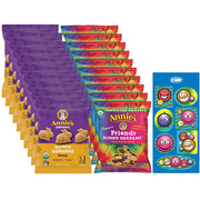 Annie's Homegrown Organic Baked Graham Cracker Variety (Pack of 20) with By The Cup Stickers