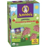 Annie's Organic Bunny Grahams, Strawberry Shortcake, Spring Snacks, 12 oz (12 Pouches)