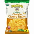 thumbnail image 1 of Annie's Organic Cheddar Cheesy AIF4&nbsp;Smiles, Baked Corn Puffs, 4 oz., 1 of 5