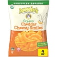 thumbnail image 1 of Annie's Organic Cheddar Cheesy Smiles, Baked Corn Puffs, Gluten Free, 4 oz ( pack of 2 ), 1 of 1
