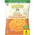 thumbnail image 1 of Annie's Organic Cheddar Cheesy Smiles, Baked Corn Puffs, Gluten Free, 4 oz, 1 of 1