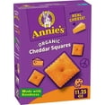 Annie's Organic Cheddar Squares HHA1 Baked Snack Crackers, Baked with