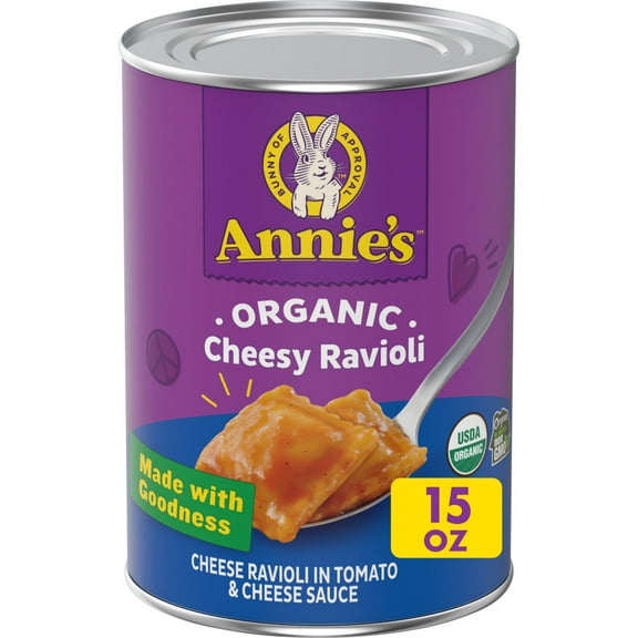 Annie's Organic Cheesy Ravioli in Tomato and Cheese Sauce, 15 oz