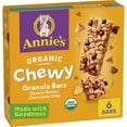 thumbnail image 1 of Annie's Organic Chewy Granola Bars, Peanut Butter Chocolate Chip, 6 Bars, 5.34 oz, 1 of 8