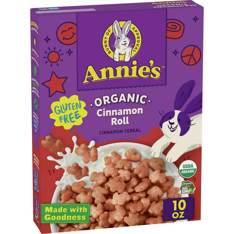 Annie's Organic Cinnamon Roll Cereal, USDA Certified Organic