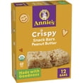 thumbnail image 1 of Annie's Organic Crispy Snack Bars, Peanut Butter, Gluten Free and Gelatin Free, 12 ct, 9.36 oz, 1 of 8