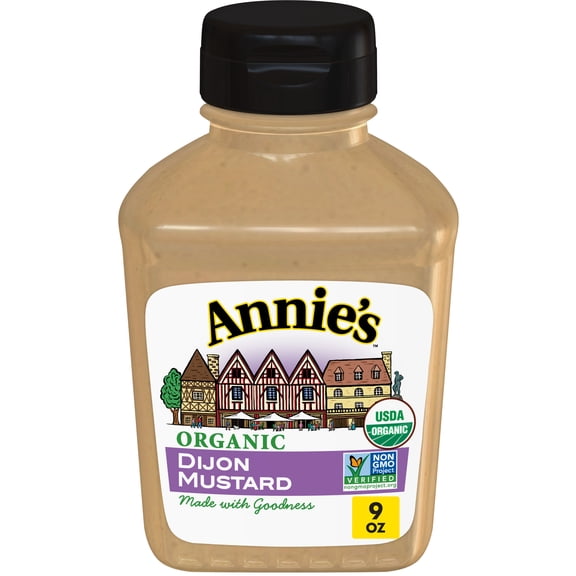 Annie's Organic Dijon Mustard, Gluten Free, 9 oz