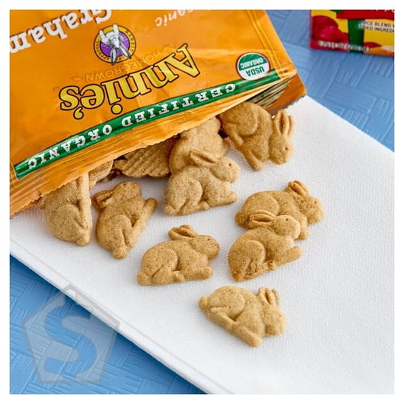 Annie's Organic Honey Bunny Grahams 1.25 oz. - 100/Case