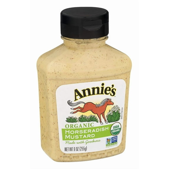 Annie's Organic Horseradish Mustard 9 fl oz