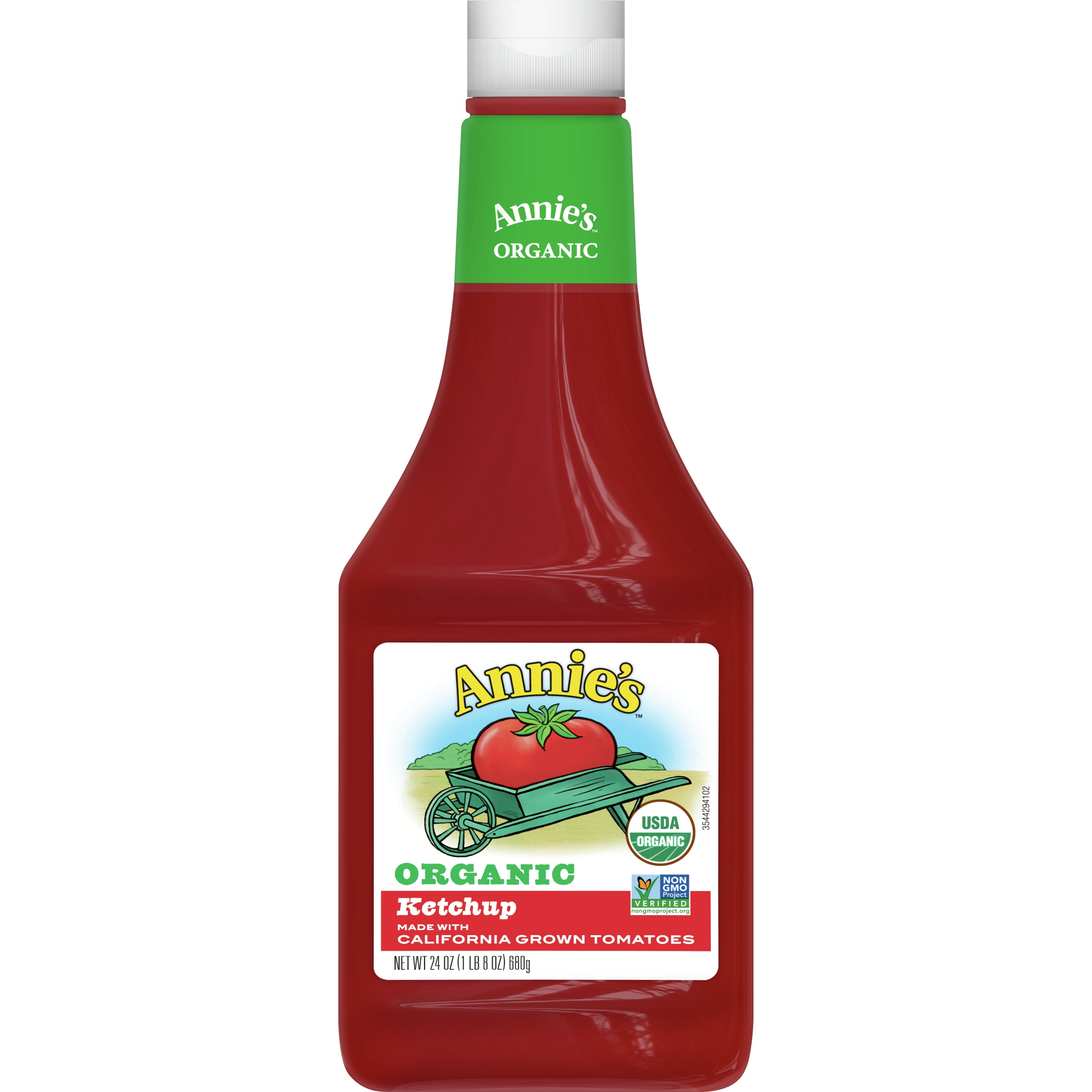 Annie's Organic Ketchup, Gluten Free & USDA Certified Organic, 24 oz