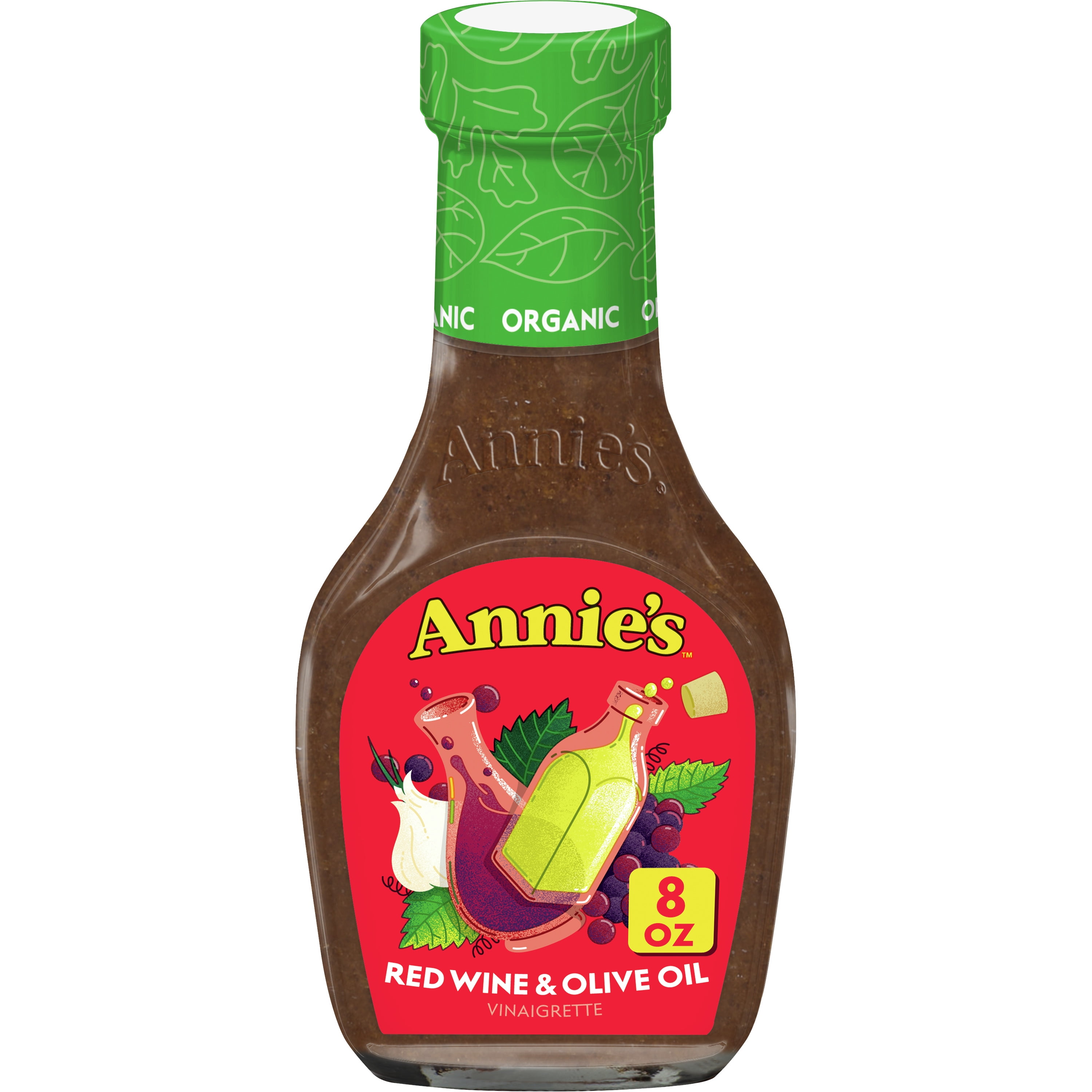 Annie's Organic Red Wine & Olive Oil Vinaigrette Salad Dressing, Vegan