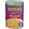 thumbnail image 1 of Annie's Organic Star Pasta and Chicken Canned Soup, Ready To Serve, 14 oz, 1 of 9