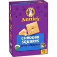 thumbnail image 1 of Annie's Organic White Cheddar Squares Baked Snack Crackers, Made with Real Cheese, 7.5 oz, 1 of 16