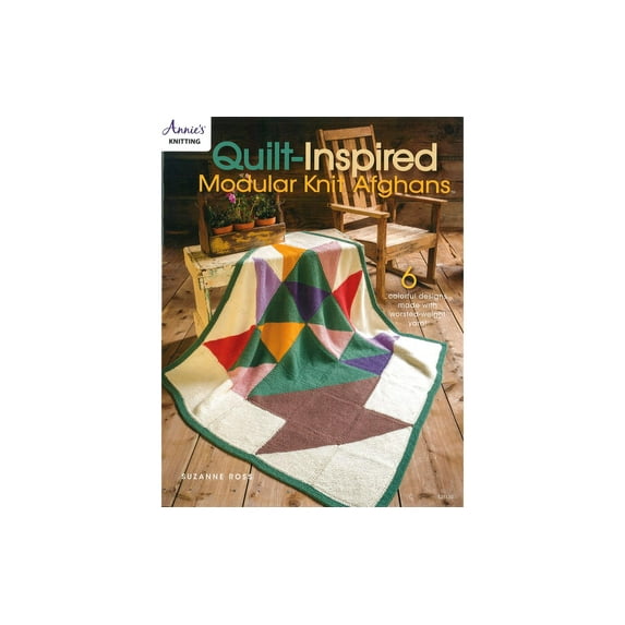 Annie's Quilt Inspired Modular Knit Afghns Bk