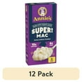 thumbnail image 1 of (12 pack) Annie's Super! Mac, Macaroni And Cheese, Shells and White Cheddar, 6 oz, 1 of 9