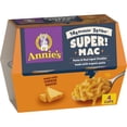 thumbnail image 1 of Annie's Super! Mac Microwave Pasta and Real Aged Cheddar Cups, 4 Count, 11.44 oz, 1 of 14