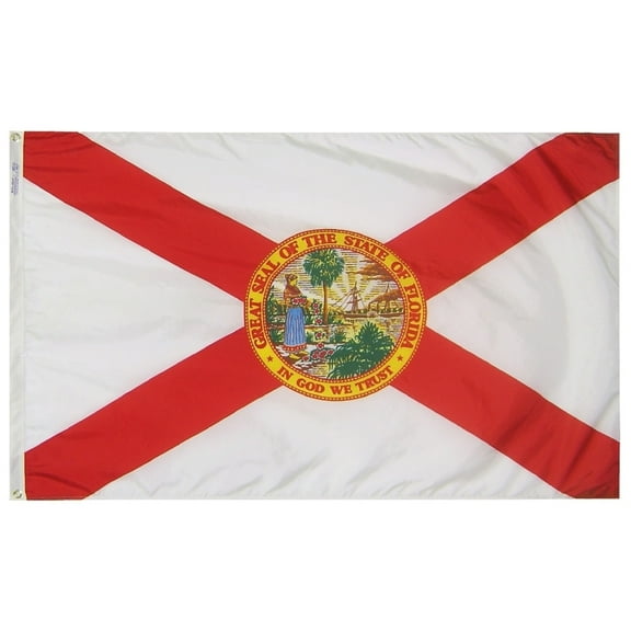 Annin Flag Makers Florida State 3' x 5' Nylon SolarGuard Nyl-Glo Flag
