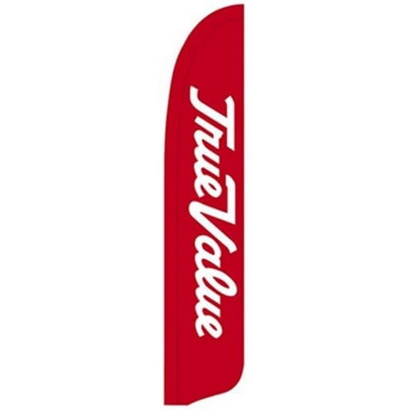Annin Flagmakers 186992 11 ft. True Value Blade Banner - Red