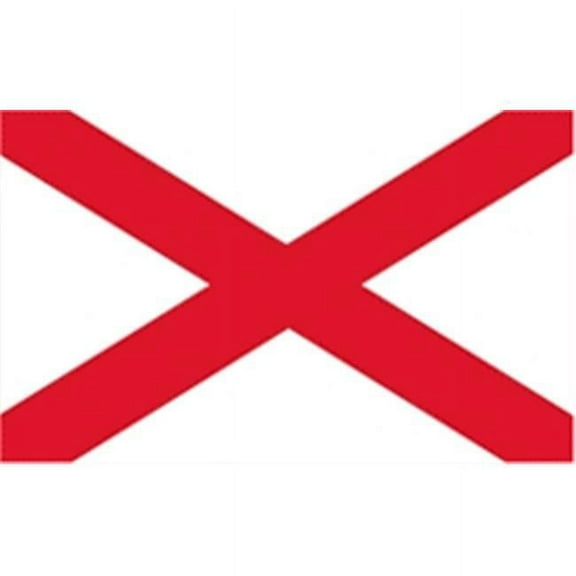 Annin Flagmakers 140080 5 ft. X 8 ft.. Nyl-Glo Alabama Flag