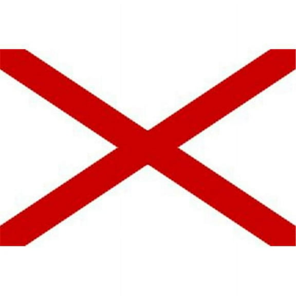 Annin Flagmakers 140218 6 ft. X 10 ft. Nyl-Glo Alabama Flag