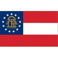 thumbnail image 1 of Annin Flagmakers 141164 5 ft. X 8 ft. Nyl-Glo Georgia 2003 Flag, 1 of 1