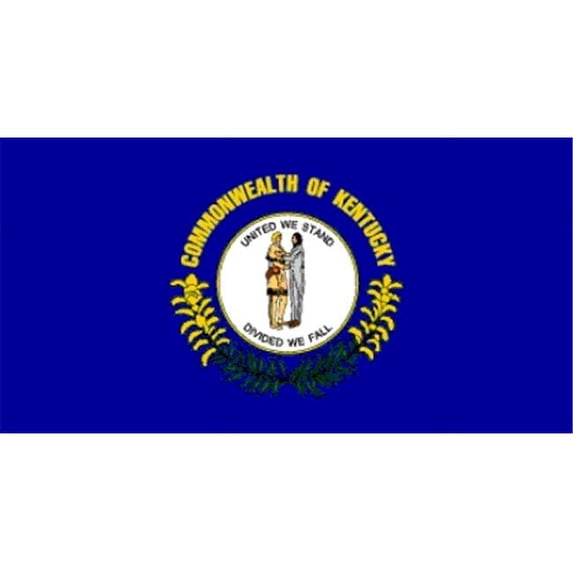 Annin Flagmakers 141980 5ft. X 8 ft. Nyl-Glo Kentucky Flag