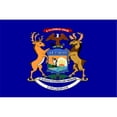 thumbnail image 1 of Annin Flagmakers 142680 5 ft. X 8 ft. Nyl-Glo Michigan Flag, 1 of 1