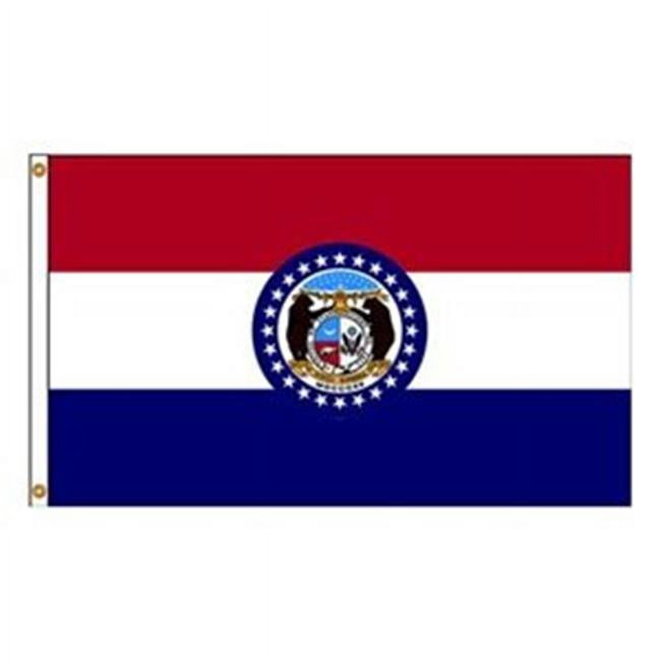 Annin Flagmakers 142970 4 ft. X 6 ft. Nyl-Glo Missouri Flag - image 1 of 4