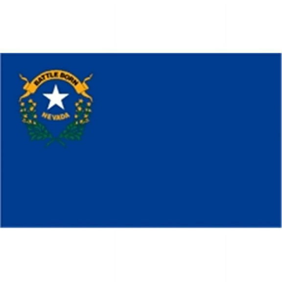 Annin Flagmakers 143350 2 ft. X 3 ft. Nyl-Glo Nevada Flag