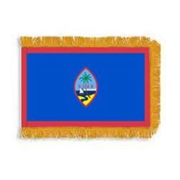 Annin Flagmakers 146690 3 ft. x 5 ft. Indoor and Parade Colonial Nyl-Glo Guam Flag with Fringe