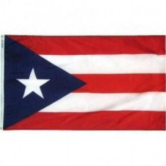 Annin Flagmakers 146760 3 ft. x 5 ft. Nyl-Glo Puerto Rico Flag