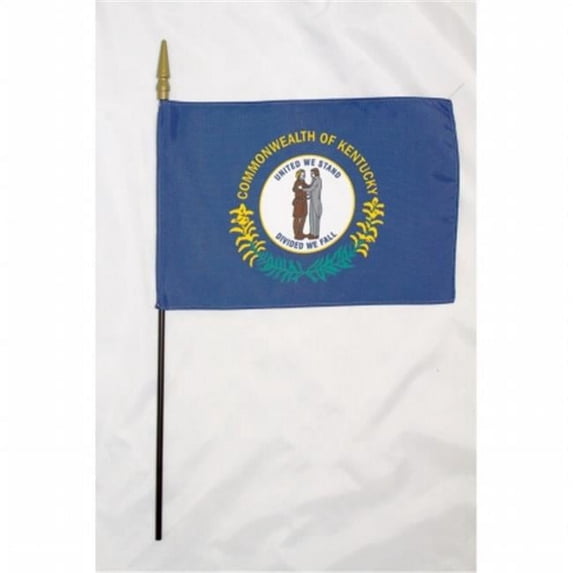 Annin Flagmakers 150127 8 x 12 in. Eb Kentucky Mounted