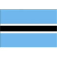 thumbnail image 1 of Annin Flagmakers 190757 5 ft. X 8 ft. Nyl-Glo Botswana Flag, 1 of 1