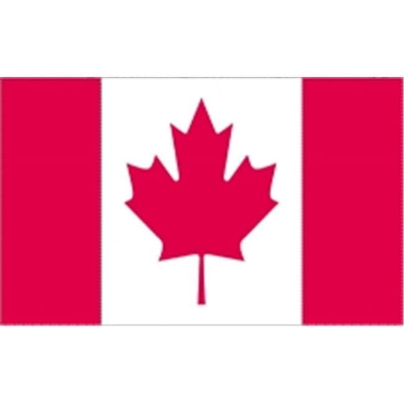 Annin Flagmakers 191343 5 ft. X 8 ft. Nyl-Glo Canada Flag