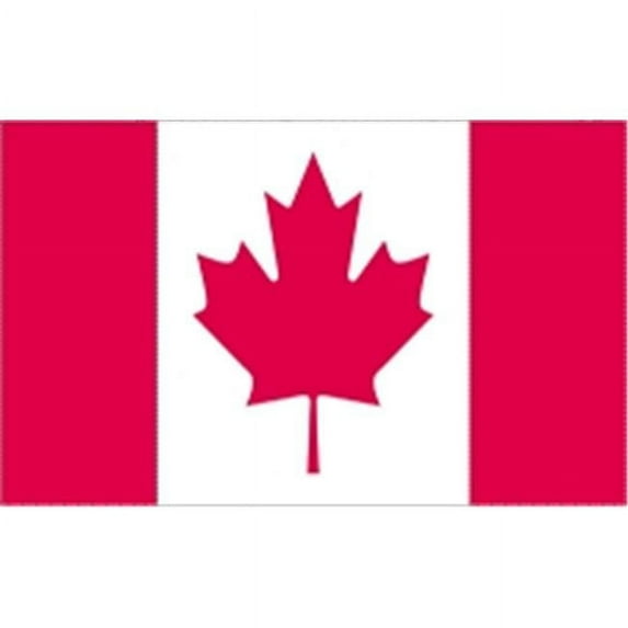 Annin Flagmakers 191343 5 ft. X 8 ft. Nyl-Glo Canada Flag