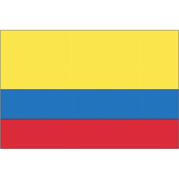 Annin Flagmakers 191761 2 ft. X 3 ft. Nyl-Glo Colombia Flag
