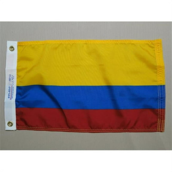 Annin Flagmakers 191770 5 ft. X 8 ft. Nyl-Glo Colombia Flag