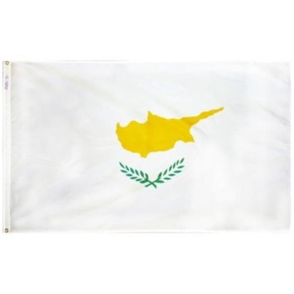 Annin Flagmakers 191978 4 ft. X 6 ft. Nyl-Glo Cyprus Flag