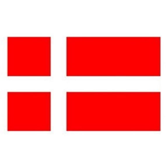 Annin Flagmakers 192183 12 in. X 18 in. Nyl-Glo Denmark Flag