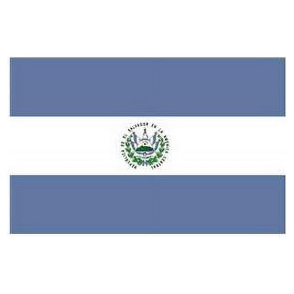 Annin Flagmakers 192376 2 ft. X 3 ft. Nyl-Glo El Salvador Civil Flag